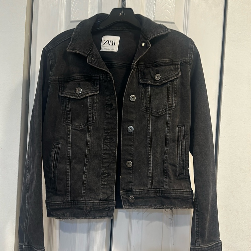 Zara black Jean jacket